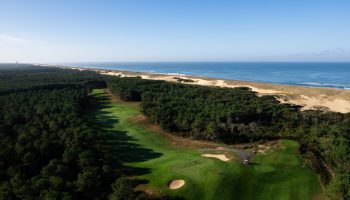 Vue sur l'Océan Atlantique depuis le Golf de Moliets