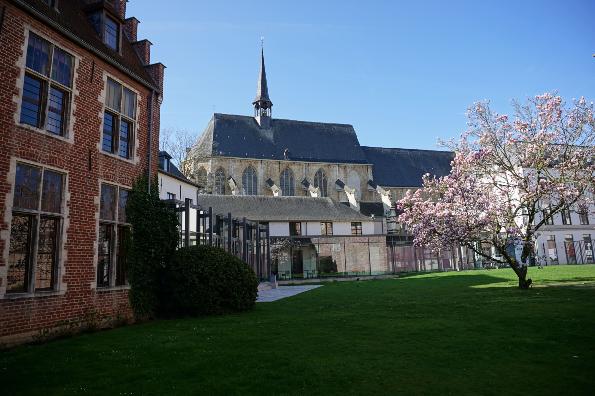 outdoor view of the hotel Martin's Klooster in Louvain, Belgium