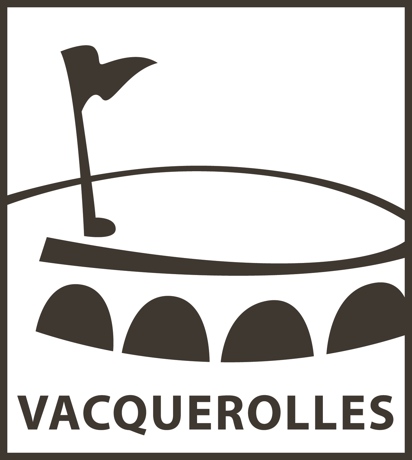 Logo Golf de Nîmes Vacquerolles, parcours 18 trous près de Nîmes, Resonance Golf Collection