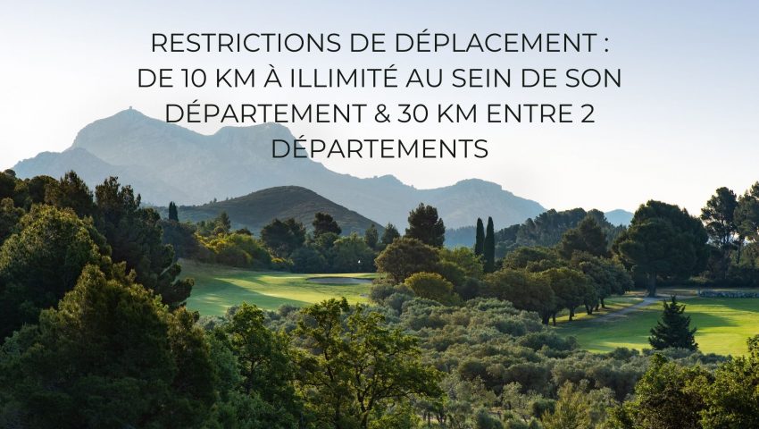 Good news! The mileage limit for golfers increases from 10 to 30 km! - Open Golf Club