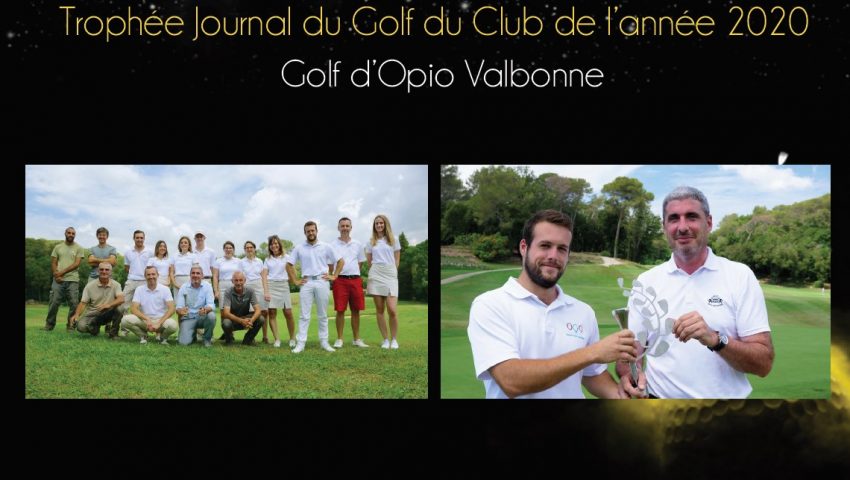 Opio Valbonne remporte le Trophée Journal du Golf 2020