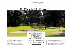 Le Golf des Yvelines à l’honneur par Madame Figaro : « Une résolution de rentrée ? Se mettre au green ! » - Open Golf Club