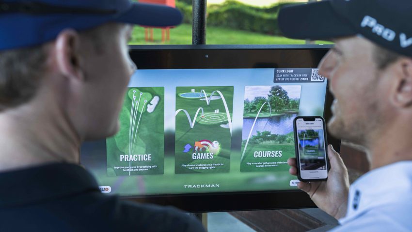 concours resonance golf collection avec trackman range