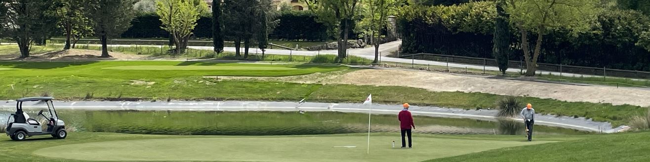 Étalonnage du parcours 18 trous du Golf de la Grande Bastide près de Nice par les équipes de la Fédération Française de Golf, Resonance Golf Collection