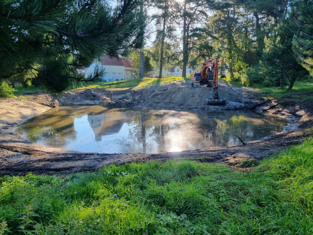 Creation d'une marre au Golf d'Hardelot, Biodiversité, Resonance Golf Collection