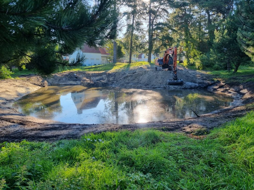 Creation d'une marre au Golf d'Hardelot, Biodiversité, Resonance Golf Collection