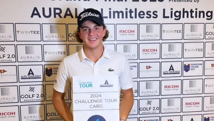 Oihan Guillamoundeguy qualifié sur le Challenge Tour 2024 ! - Open Golf Club