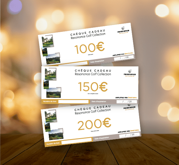 Idées cadeaux golf pour Noël, chèques cadeaux golf, Resonance Golf Collection