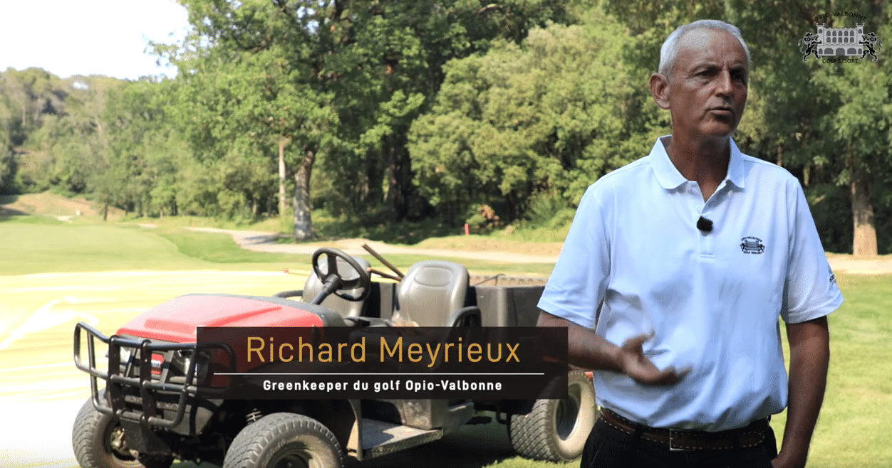 Richard Meyrieux interview greenkeeper gestion de l'eau sur un golf, Resonance Golf Collection