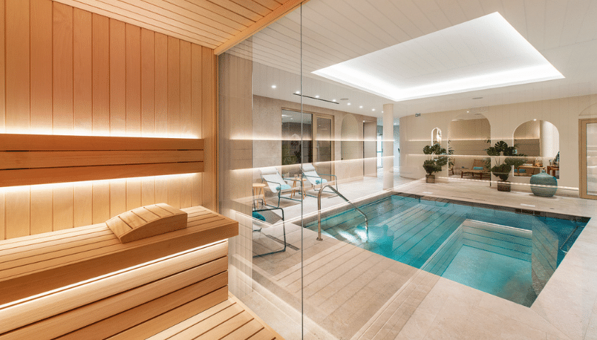 Espace détente du Spa La Bégude à l’Opio-Valbonne Golf Resort.