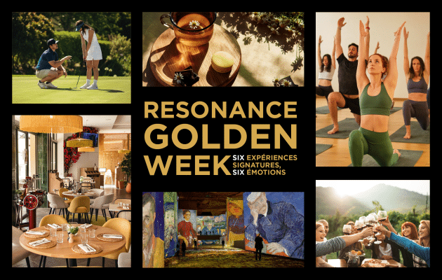 Resonance Golden Week : 6 expériences, 6 émotions